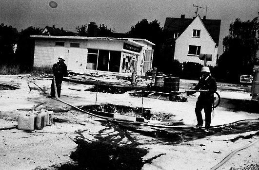 19760813 Feuer Tankstelle Reinhäuser