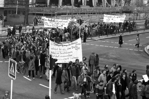 19800207 Demo gegen Klinikum