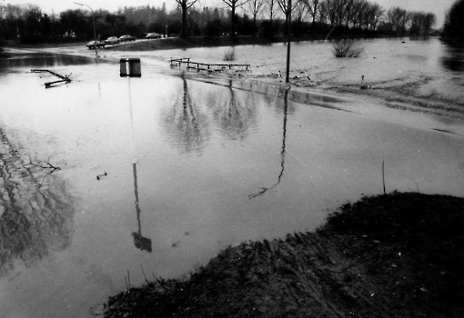 19810811 Hochwasser Leine