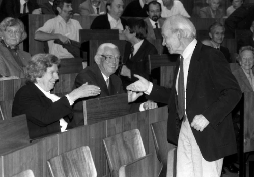 19830929 Ehepaar Butenandt, Eigen, Nobelpreis