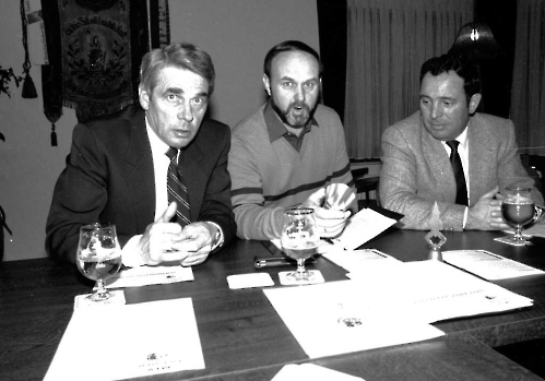 19840414 Vorstand MTV Geismar, Schirpke, Arp, Michel