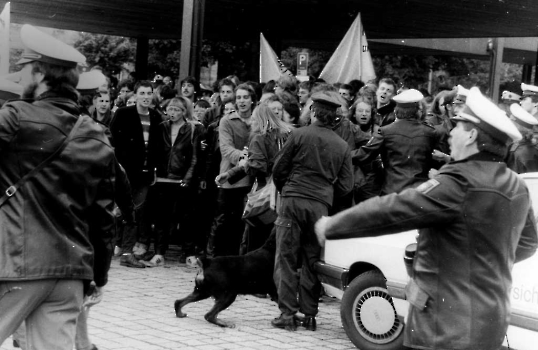 19850622 Demo gegen Burschenschaften Wenzel