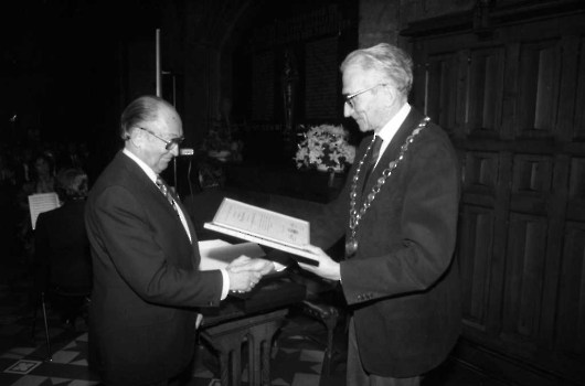 19861028 Ehrenbürger Hugo Donder 1