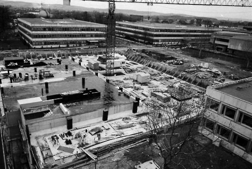 19870428 Neubau Uni Bibliothek, Uni Gelände