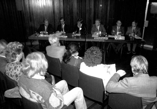 19870519 Politiker diskutieren, Europaunion