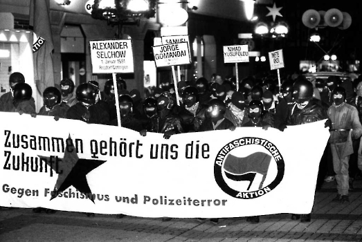 19911231 Demo Polizeiterror Selchow 1