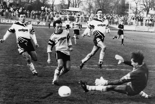 19920407 Göttingen 05 - SVG 1-0, Wagener (05),Curcic, Pfeifer