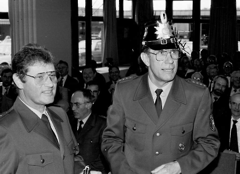 19920429 Polizei, Verabschiedung Lothar Will, Grote