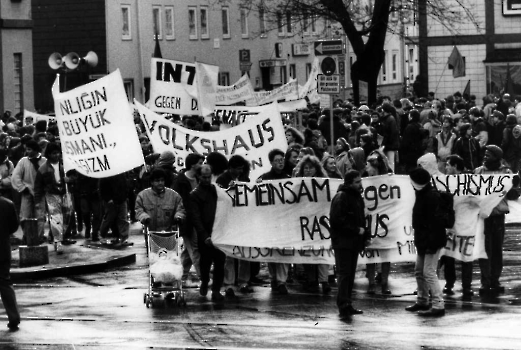 19921212 Demo gegen Rassismus