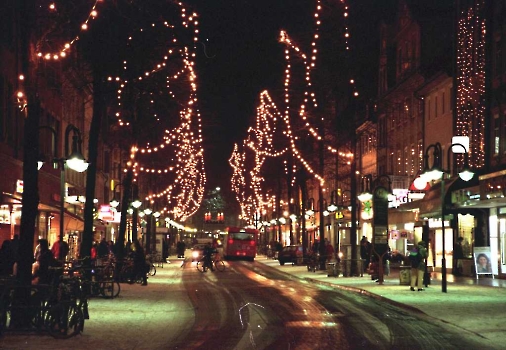 19981202 Weihnachtsbeleuchtung Göttingen 1