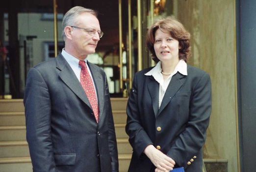 19990609 Europa Wahl, Klaus Hänsch, Erika Mann