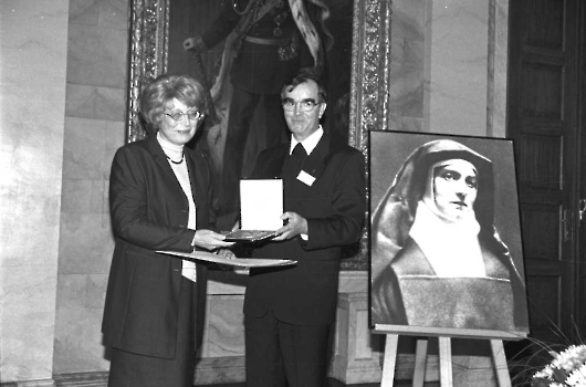 19991025 Edith-Stein Preis L. Siegele-Weschkowitz, Hübner